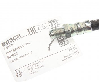 789 р. Шланг тормозной RENAULT Logan (04-),Sandero (07-) передний левыйправый BOSCH BOSCH 1987481032  с доставкой в г. Вологда. Увеличить фотографию 2