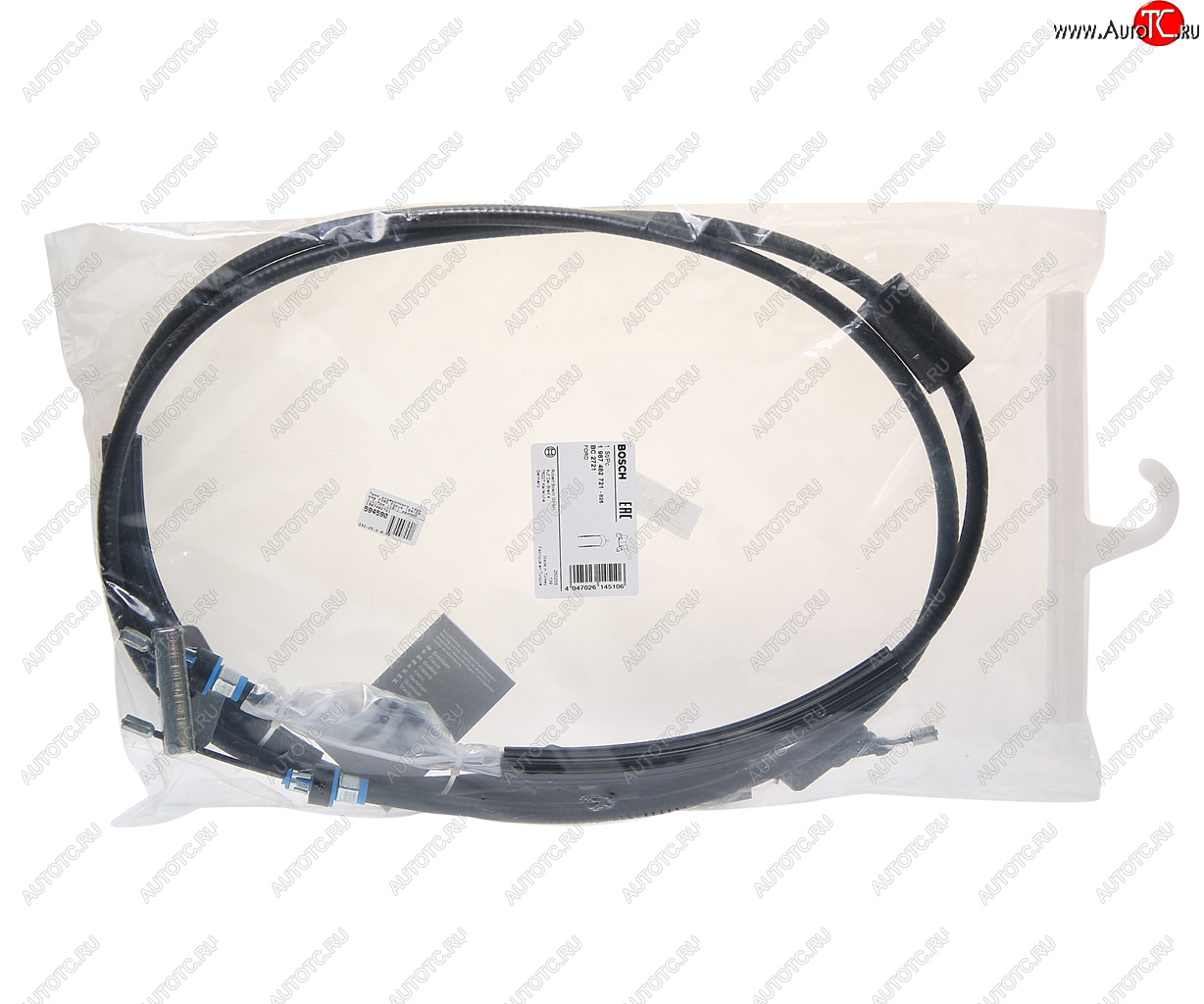 2 399 р. Трос стояночного тормоза FORD Focus (04-08),C-Max (10-) задний BOSCH BOSCH 1987482721  с доставкой в г. Вологда