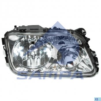Фара MERCEDES Actros MP3 (08-) правая SAMPA SAMPA 201.120