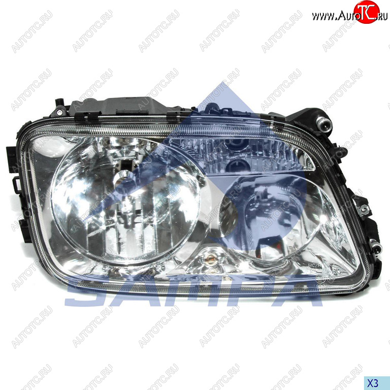 10 549 р. Фара MERCEDES Actros MP3 (08-) правая SAMPA SAMPA 201.120  с доставкой в г. Вологда