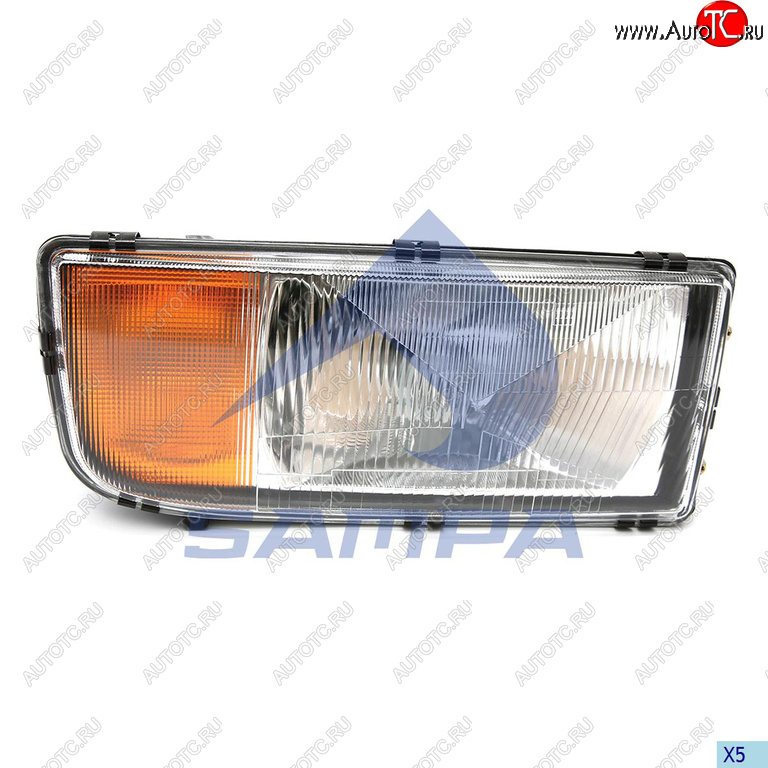 5 349 р. Фара MERCEDES Actros (96-02) правая SAMPA SAMPA 201.126  с доставкой в г. Вологда