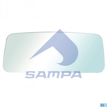 929 р. Элемент зеркальный MERCEDES Atego 2 (04-0610),Axor (04-) основной с подогревом SAMPA SAMPA 201.206  с доставкой в г. Вологда. Увеличить фотографию 4