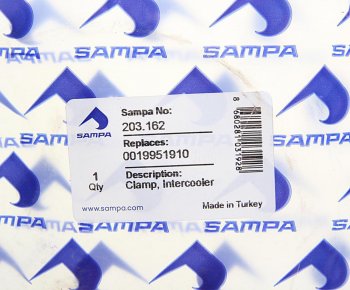 549 р. Хомут MERCEDES патрубка интеркулера SAMPA SAMPA 203.162  с доставкой в г. Вологда. Увеличить фотографию 2
