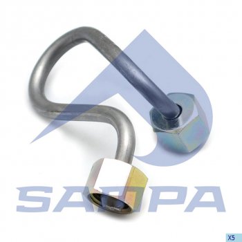 Трубка топливная MERCEDES дв.OM906,926 высокого давления SAMPA SAMPA 203.467