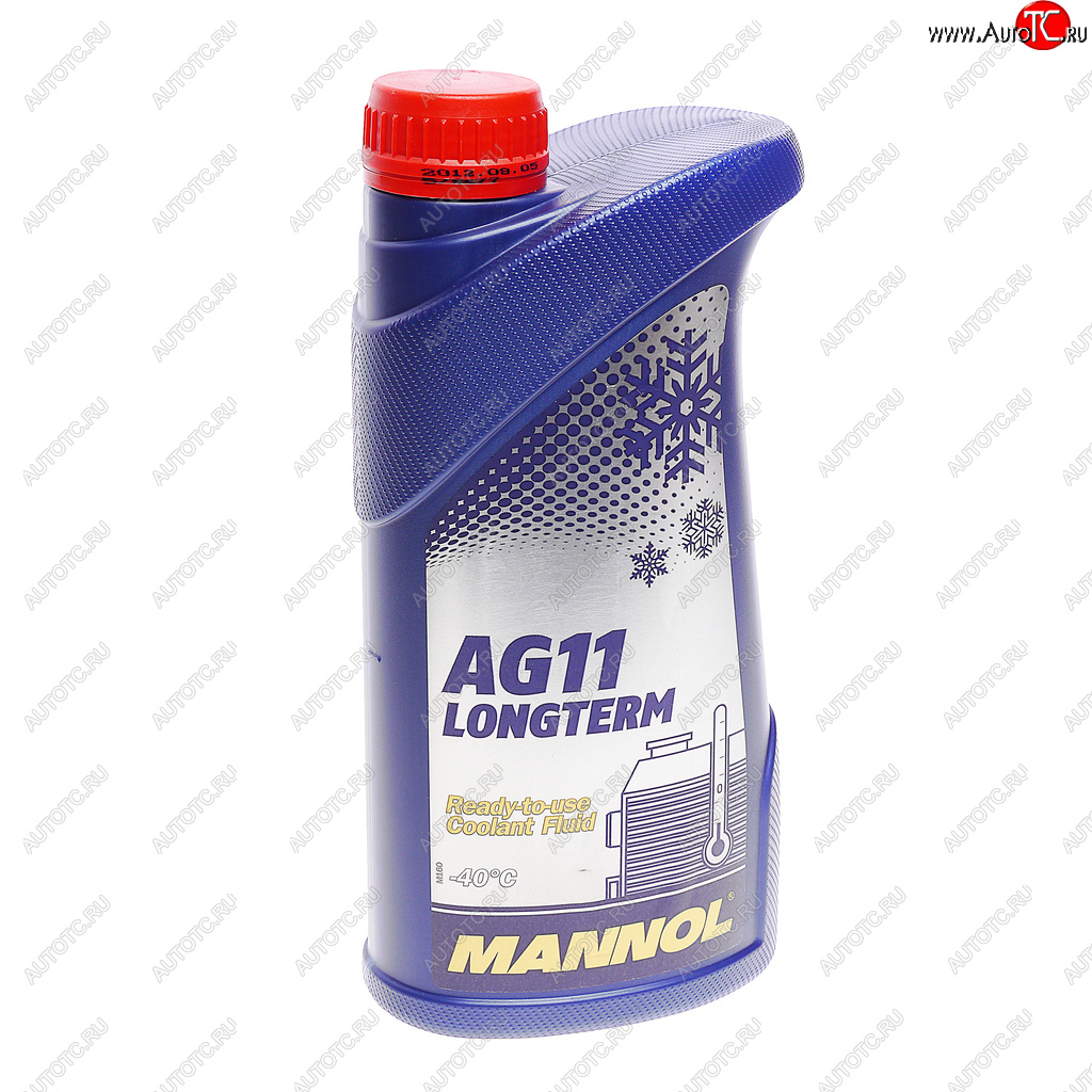 379 р. Антифриз синий -40C 1л AG11 Longterm IAT 4011 MANNOL MANNOL 2036  с доставкой в г. Вологда