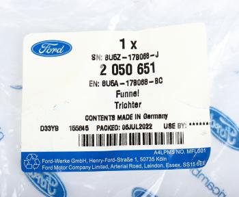 669 р. Воронка FORD горловины заливной бака топливного OE FORD 2050651  с доставкой в г. Вологда. Увеличить фотографию 4