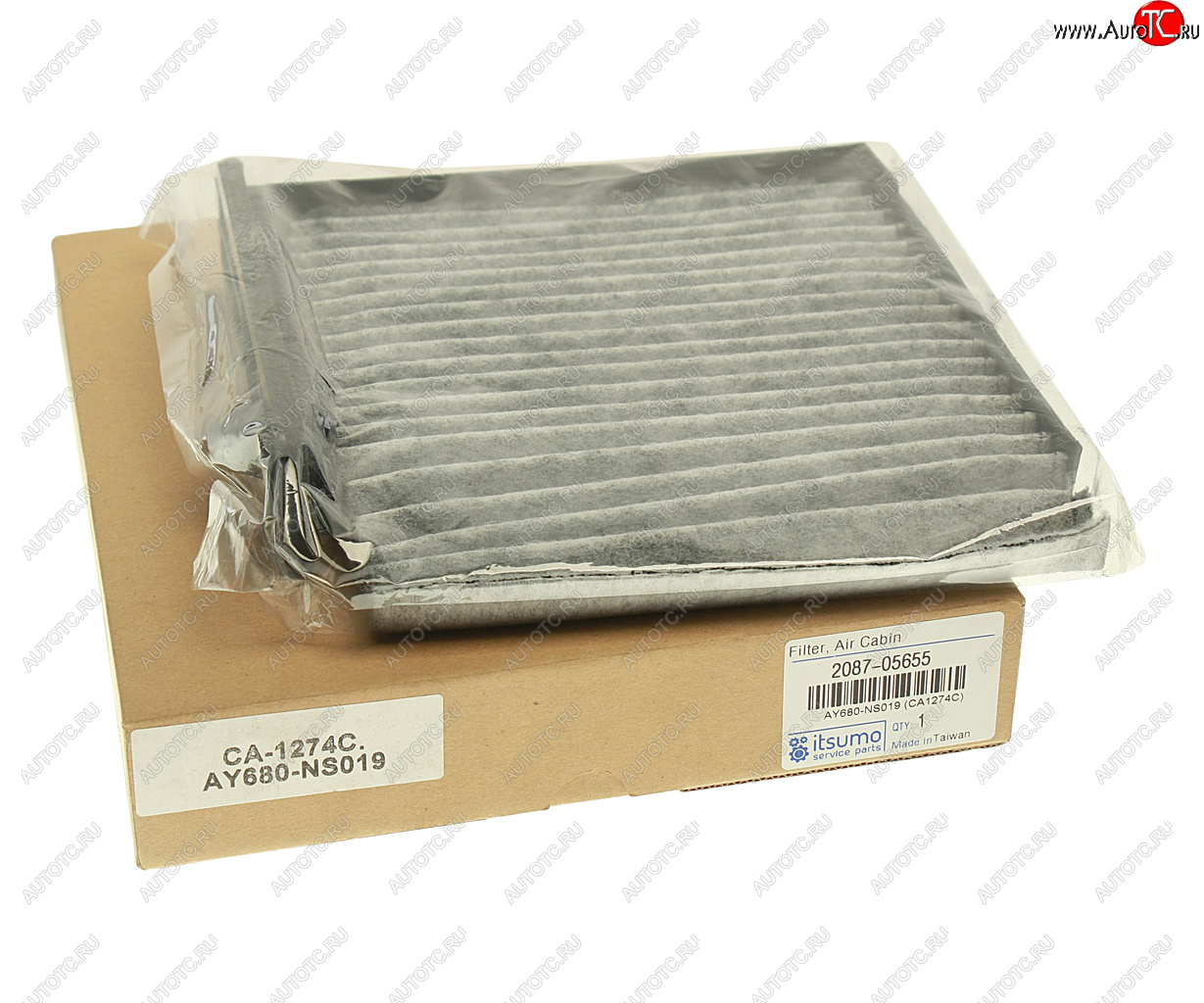 359 р. Фильтр воздушный салона TOYOTA Corolla,Rav 4 (06-) LEXUS GS (05-) угольный ITSUMO ITSUMO 2087-05655  с доставкой в г. Вологда