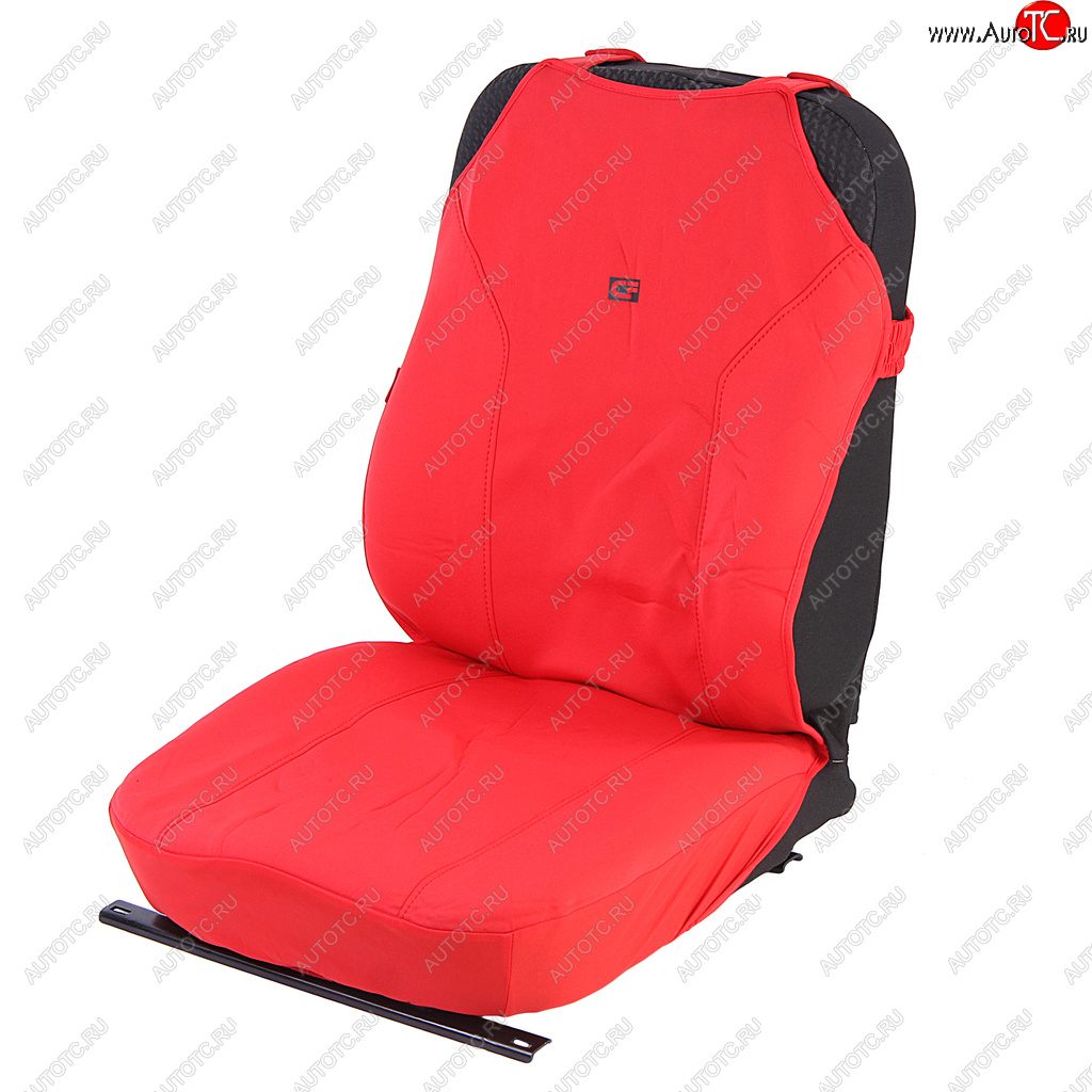 1 399 р. Универсальные чехлы сидений (майка, 4 предм., полиэстер) Bingo Front CARFASHION   (красные)  с доставкой в г. Вологда