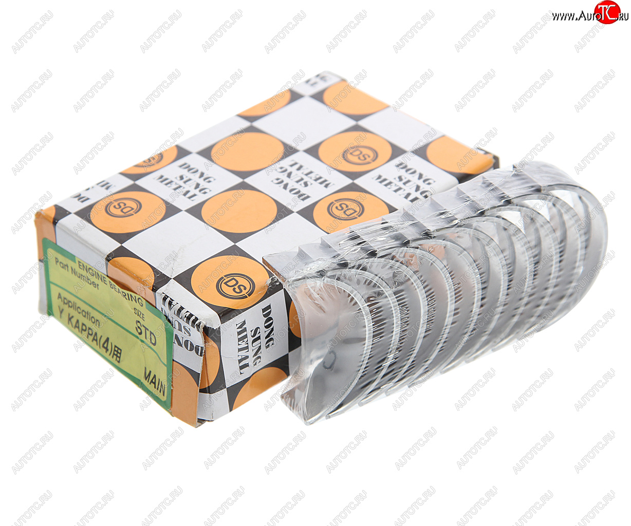 719 р. Вкладыши KIA Rio (11-),Picanto (11-) (1.2) коренные STD комплект (10шт.) DS DS 21020-03140  с доставкой в г. Вологда