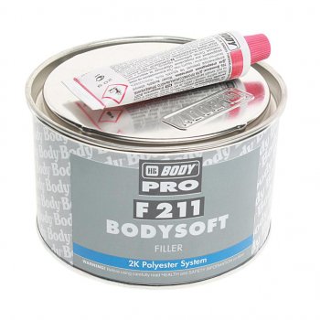 Шпатлевка полиэфирная SOFT 211 0.9кг BODY BODY 2112300011