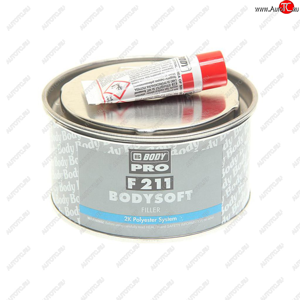 489 р. Шпатлевка полиэфирная SOFT 211 0.38кг BODY BODY 2112300050  с доставкой в г. Вологда