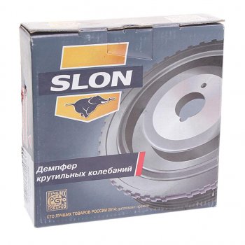 2 499 р. Шкив ВАЗ-21177 коленвала демпферный SLON SLON 21177-1005058  с доставкой в г. Вологда. Увеличить фотографию 3