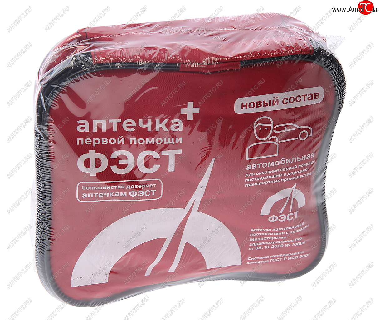 639 р. Аптечка автомобильная мягкий футляр (Приказ 1080Н) ФЭСТ ФЭСТ 2126  с доставкой в г. Вологда