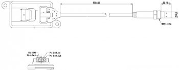 19 999 р. Датчик DAF XF105 катализатора NOX оксида азота в сборе с блоком DINEX DINEX 22032 DINEX 22032  с доставкой в г. Вологда. Увеличить фотографию 4