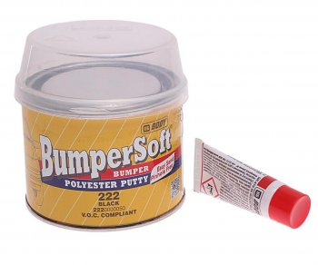 Шпатлевка по пластику BUMPERSOFT 222 черная 0.25кг BODY BODY 2220000050