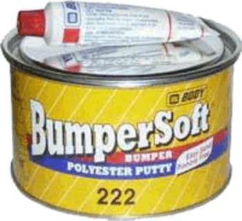 Шпатлевка по пластику BUMPERSOFT 222 черная 1кг BODY BODY 2220200001