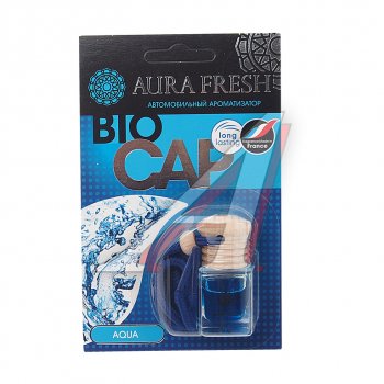 Ароматизатор подвесной жидкостный (aqua) 6мл Bio Cap AURA FRESH AURA FRESH 23001