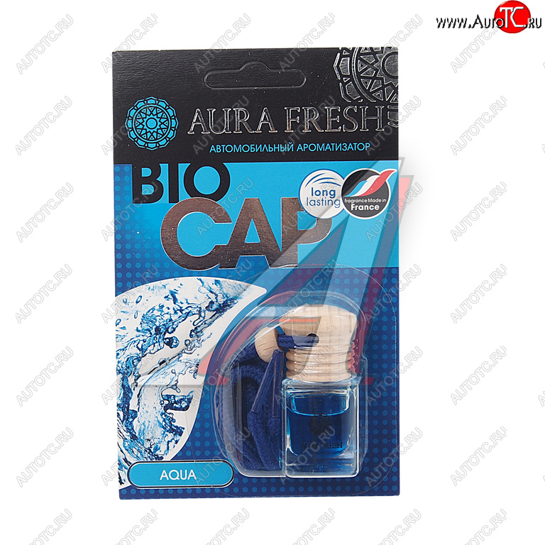 213 р. Ароматизатор подвесной жидкостный (aqua) 6мл Bio Cap AURA FRESH AURA FRESH 23001  с доставкой в г. Вологда