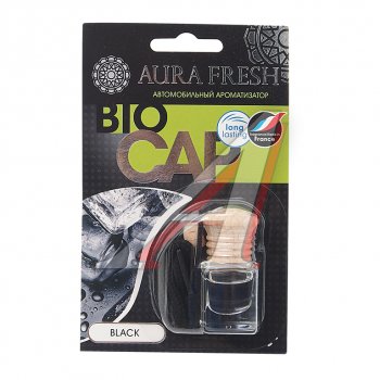 Ароматизатор подвесной жидкостный (black) 6мл Bio Cap AURA FRESH AURA FRESH 23002