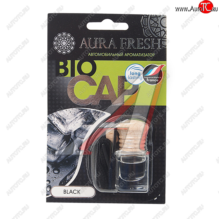 213 р. Ароматизатор подвесной жидкостный (black) 6мл Bio Cap AURA FRESH AURA FRESH 23002  с доставкой в г. Вологда
