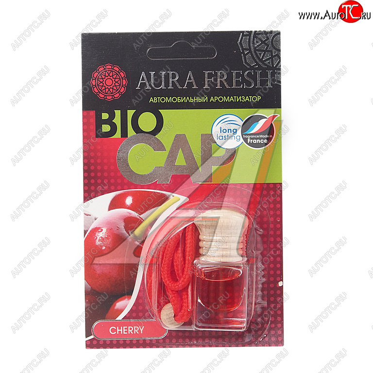 213 р. Ароматизатор подвесной жидкостный (cherry) 6мл Bio Cap AURA FRESH AURA FRESH 23004  с доставкой в г. Вологда