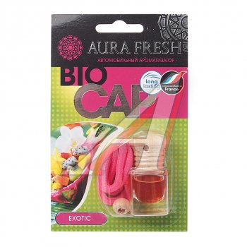 Ароматизатор подвесной жидкостный (exotic) 6мл Bio Cap AURA FRESH AURA FRESH 23008