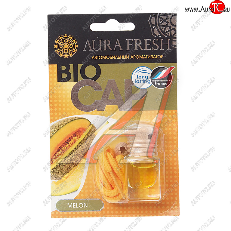 213 р. Ароматизатор подвесной жидкостный (melon) 6мл Bio Cap AURA FRESH AURA FRESH 23011  с доставкой в г. Вологда