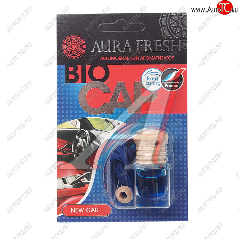 213 р. Ароматизатор подвесной жидкостный (new car) 6мл Bio Cap AURA FRESH AURA FRESH 23012  с доставкой в г. Вологда