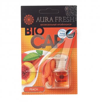 Ароматизатор подвесной жидкостный (peach) 6мл Bio Cap AURA FRESH AURA FRESH 23013