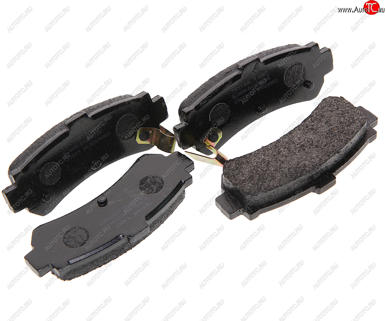 799 р. Колодки тормозные задние (4шт.) TEXTAR Nissan Almera N15 хэтчбэк 5 дв. дорестайлинг (1995-1998)  с доставкой в г. Вологда