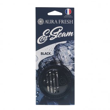 Ароматизатор на панель приборов древесное волокно (black) 40г Eco Steam AURA FRESH AURA FRESH 23029