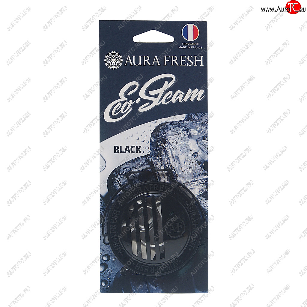 294 р. Ароматизатор на панель приборов древесное волокно (black) 40г Eco Steam AURA FRESH AURA FRESH 23029  с доставкой в г. Вологда