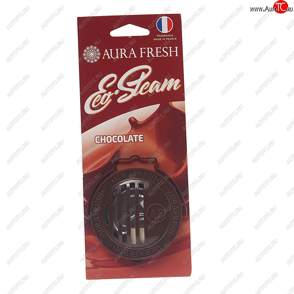 294 р. Ароматизатор на панель приборов древесное волокно (chocolate) 40г Eco Steam AURA FRESH AURA FRESH 23031  с доставкой в г. Вологда
