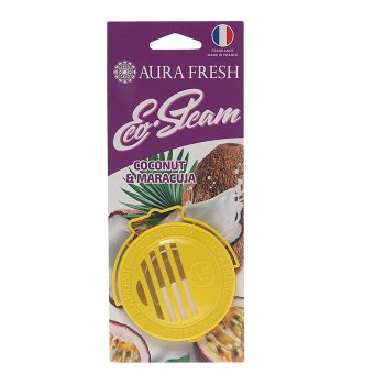 Ароматизатор на панель приборов древесное волокно (coconut&maracuja) 40г Eco Steam AURA FRESH AURA FRESH 23032