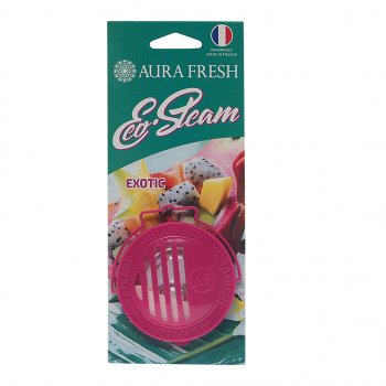 Ароматизатор на панель приборов древесное волокно (exotic) 40г Eco Steam AURA FRESH AURA FRESH 23035