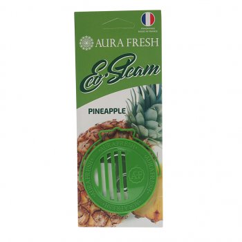 Ароматизатор на панель приборов древесное волокно (pineapple) 40г Eco Steam AURA FRESH AURA FRESH 23040