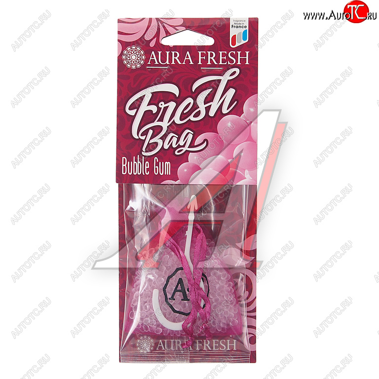 185 р. Ароматизатор подвесной гранулы (bubble gum) 20г Fresh Bag AURA FRESH AURA FRESH 23045  с доставкой в г. Вологда