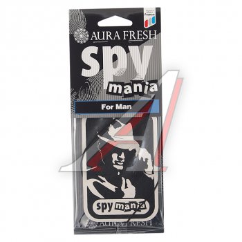 Ароматизатор подвесной картонный (for man) Spy Mania AURA FRESH AURA FRESH 23102