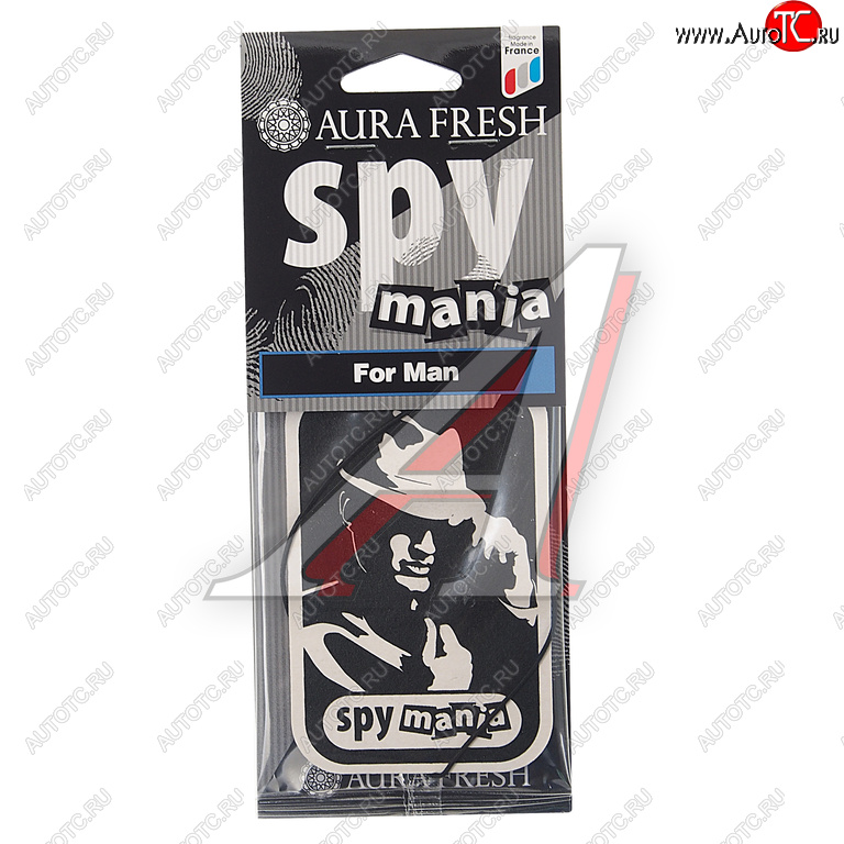 90 р. Ароматизатор подвесной картонный (for man) Spy Mania AURA FRESH AURA FRESH 23102  с доставкой в г. Вологда