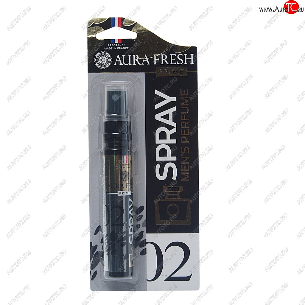 369 р. Ароматизатор спрей (№2 CK one) 30мл Prime Pump Spray AURA FRESH AURA FRESH 23168  с доставкой в г. Вологда
