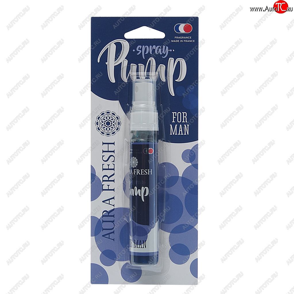 250 р. Ароматизатор спрей (for man) 30мл Pump Spray AURA FRESH AURA FRESH 23283  с доставкой в г. Вологда