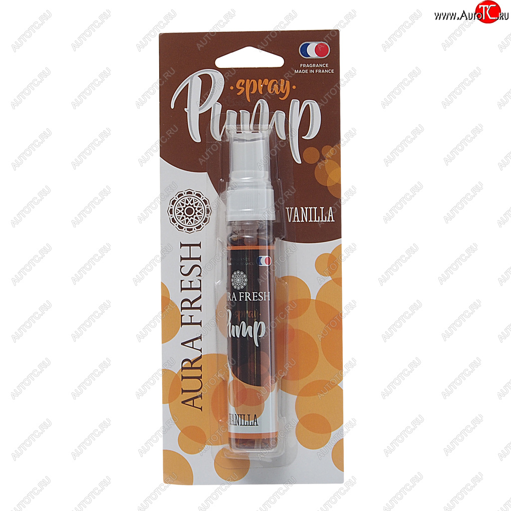 250 р. Ароматизатор спрей (vanilla) 30мл Pump Spray AURA FRESH AURA FRESH 23287  с доставкой в г. Вологда