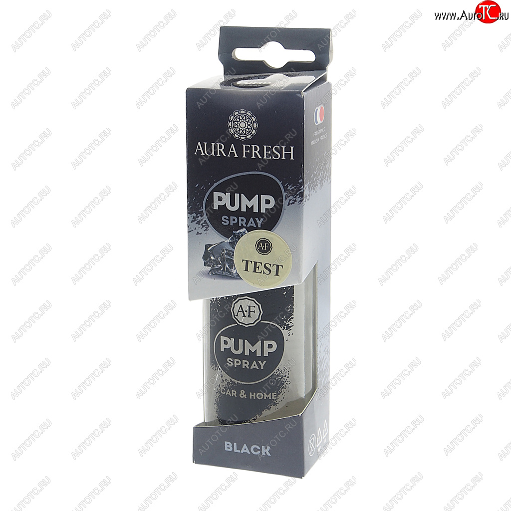 349 р. Ароматизатор спрей (black) 50мл Pump Spray AURA FRESH AURA FRESH 23359  с доставкой в г. Вологда