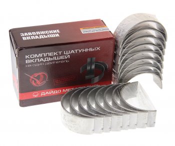 Вкладыши ЯМЗ-238 шатунные d+0.75 ДАЙДО МЕТАЛЛ РУСЬ ЗМЗ 238-1000104б2-р3
