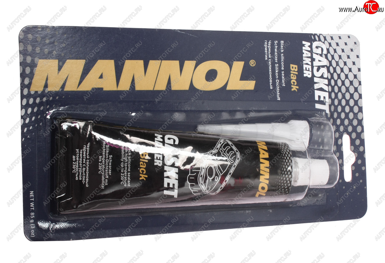329 р. Герметик прокладка черный термостойкий 85г -40С+230С Gasket Maker 9912 MANNOL MANNOL 2408  с доставкой в г. Вологда