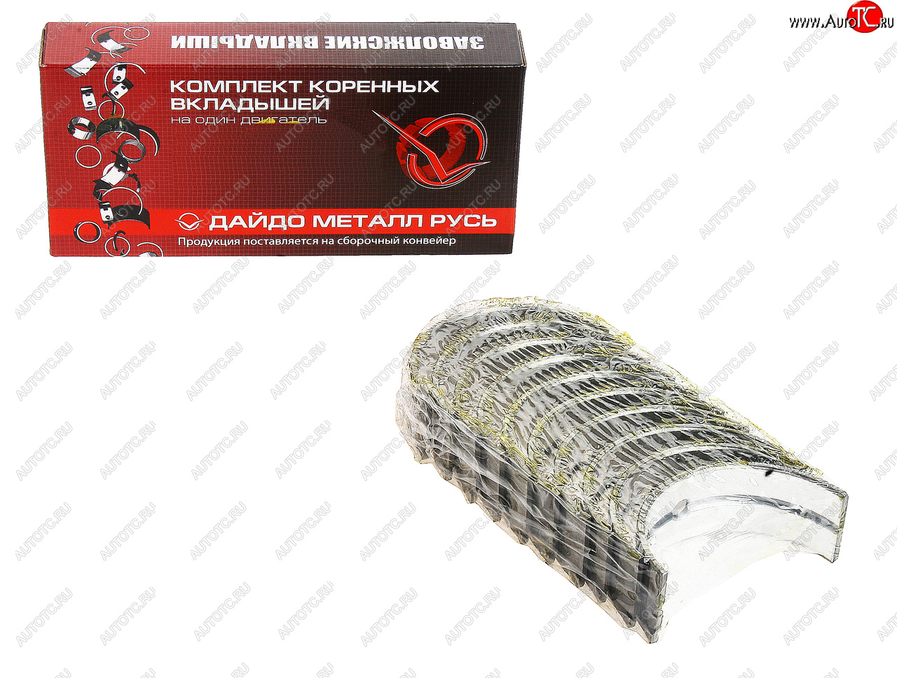 1 159 р. Вкладыши ГАЗ-24,УАЗ коренные d+0.50 ДАЙДО МЕТАЛЛ РУСЬ Дайдо Металл Русь 24-1000102-31  с доставкой в г. Вологда