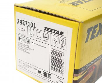 4 299 р. Колодки тормозные задние (4шт.) TEXTAR Subaru Forester SH (2008-2013)  с доставкой в г. Вологда. Увеличить фотографию 3