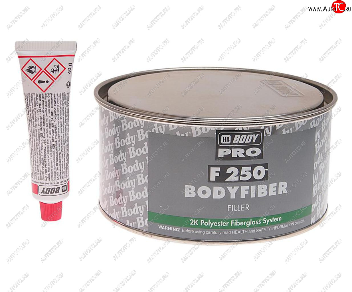 1 579 р. Шпатлевка со стекловолокном FIBER 250 1.5кг BODY BODY 2500600001  с доставкой в г. Вологда