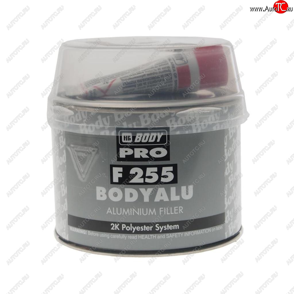 529 р. Шпатлевка с алюминиевым наполнителем PRO F255 ALU 0.25кг BODY BODY 2550800050  с доставкой в г. Вологда