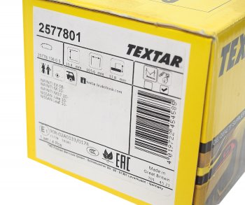 2 899 р. Колодки тормозные задние (4шт.) TEXTAR Nissan Juke 1 YF15 дорестайлинг (2010-2014)  с доставкой в г. Вологда. Увеличить фотографию 3